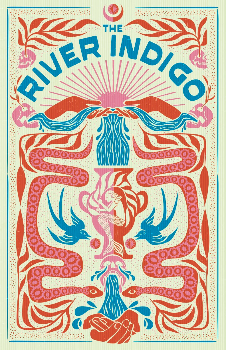 "the river indigo" art print